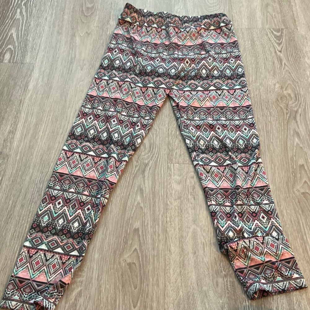 Knit works M kids rainbow color leggings